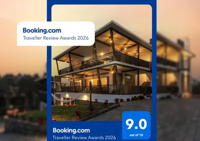 a picture of a house with the text booking corn turkey review awards at Solitude by Nature Resorts and Stays in Kotagiri