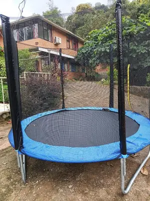 a trampoline in front of a house at JUNGLE VALLEY AYURVEDIC SPa RESORT in Meppādi