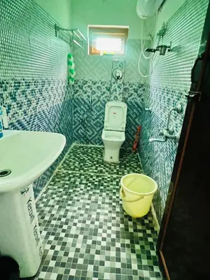 a bathroom with a toilet and a sink at Misty Homes Stay in Napoklu