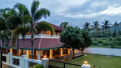 an image of a house with palm trees at Senaro Luxury Farm in Agali