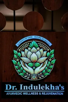 a sign for the lindisfarne awakeningagency wellness and revitalization at Dr Indulekhas Ayurvedic Wellness And Rejuvenation in Tellicherry