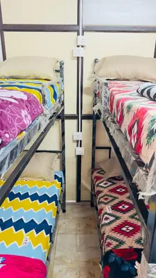 a group of bunk beds in a room at Mysuru dorm-sgh in Mysore