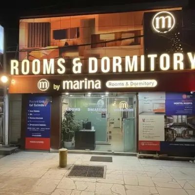 The Marina Kozhikode AC Rooms and Dorms Opposite to Beach