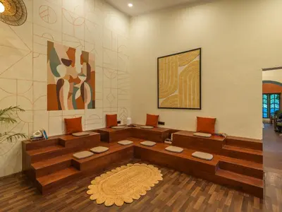 a temple room with aasteryasteryasteryasteryasteryasteryasteryasteryasteryasteryastery at The Hosteller Bam Coorg in Madikeri