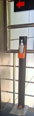 a lego toilet sticking out of a window at Park Residency Airport Road in Kozhikode