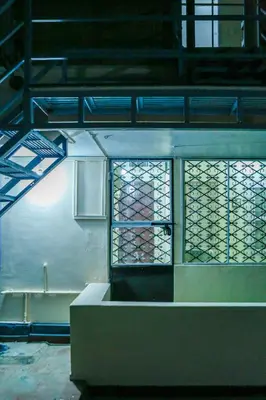 a view of a building with a window in a room at Belljem Homes -your own private resort -3 BHK FF in Trichūr
