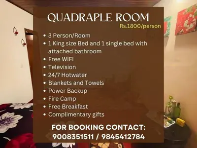 a sign in a room that readsgraduate room at Madan Homestay in Napoklu