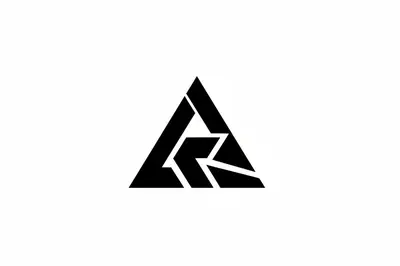 a black and white logo of a letter at Hillwayn in Vythiri